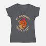 My Alignment-Womens-V-Neck-Tee-FunkVampire