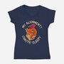 My Alignment-Womens-V-Neck-Tee-FunkVampire