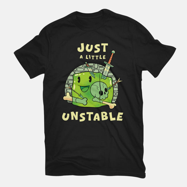 Just A Little Unstable-Womens-Fitted-Tee-FunkVampire