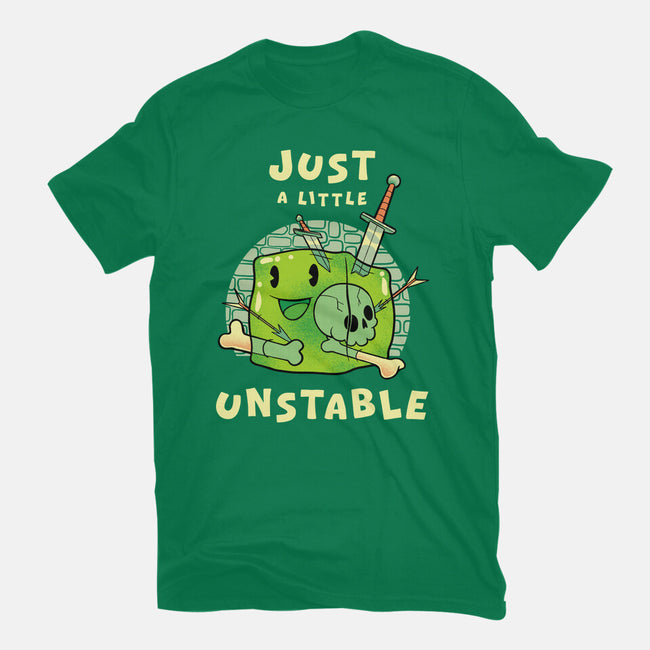 Just A Little Unstable-Womens-Fitted-Tee-FunkVampire