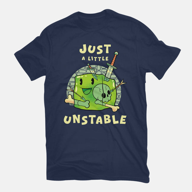 Just A Little Unstable-Womens-Fitted-Tee-FunkVampire