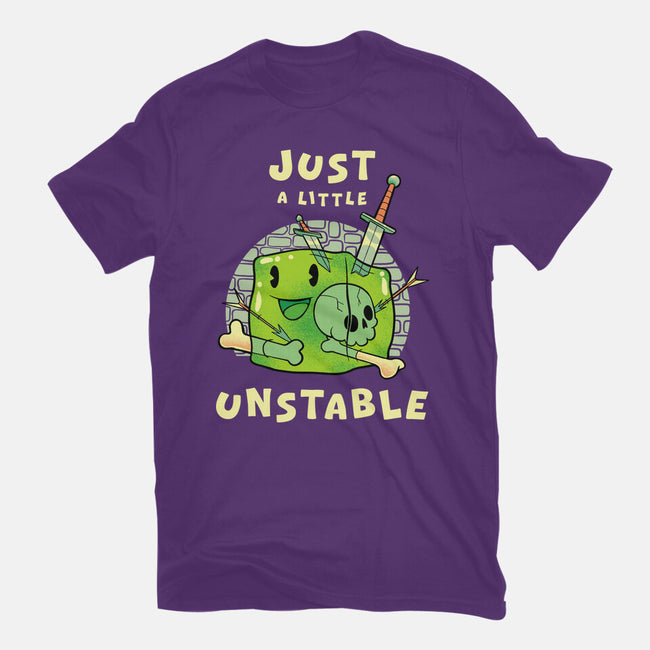 Just A Little Unstable-Womens-Fitted-Tee-FunkVampire
