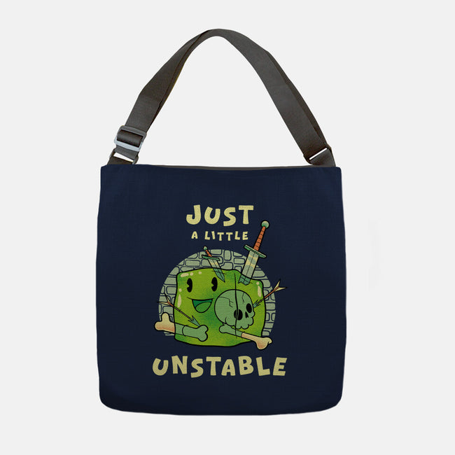 Just A Little Unstable-None-Adjustable Tote-Bag-FunkVampire