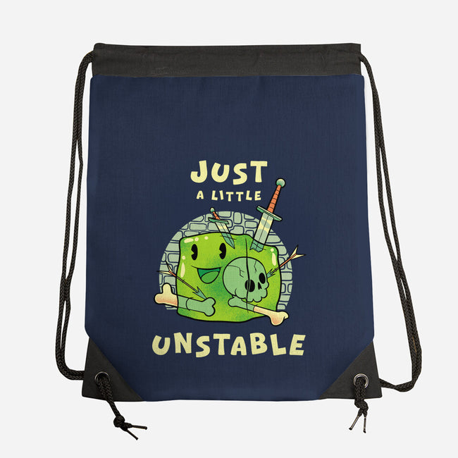 Just A Little Unstable-None-Drawstring-Bag-FunkVampire