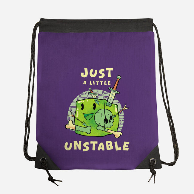Just A Little Unstable-None-Drawstring-Bag-FunkVampire