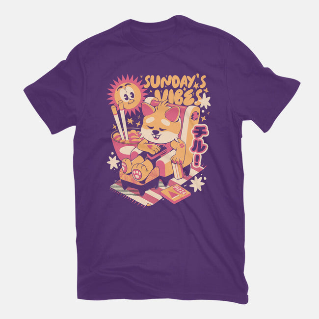 Sunday's Vibes-Womens-Fitted-Tee-ilustrata