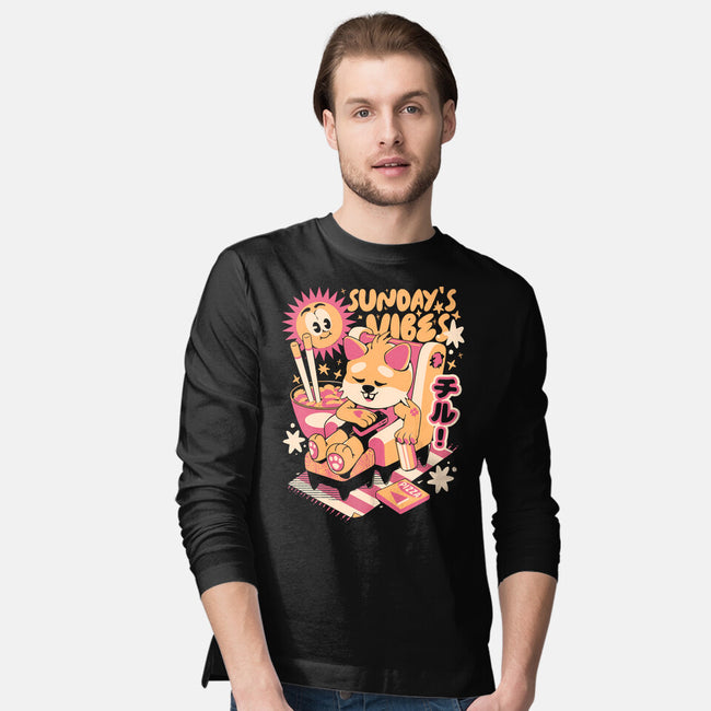 Sunday's Vibes-Mens-Long Sleeved-Tee-ilustrata