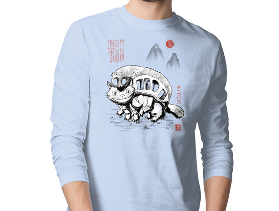 Cat Bus Sumi-e
