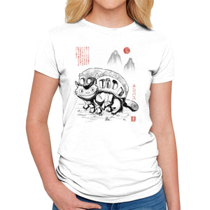 Cat Bus Sumi-e