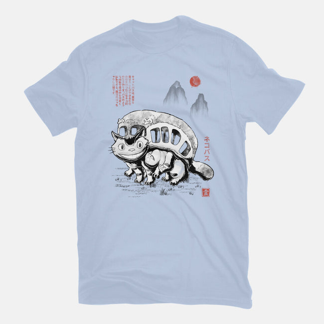 Cat Bus Sumi-e-Mens-Premium-Tee-Astrobot Invention