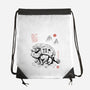 Cat Bus Sumi-e-None-Drawstring-Bag-Astrobot Invention
