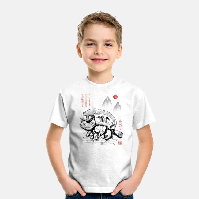 Cat Bus Sumi-e-Youth-Basic-Tee-Astrobot Invention