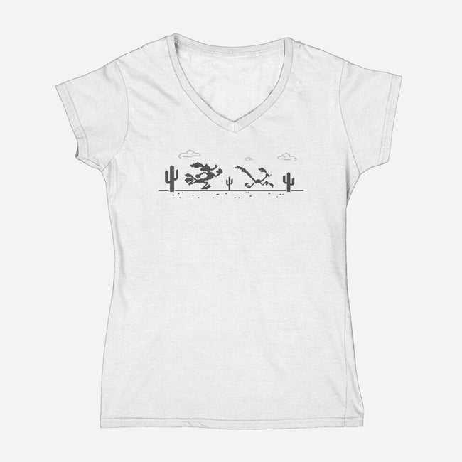 Offline Persecution-Womens-V-Neck-Tee-jasesa