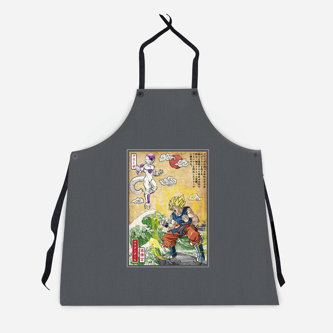 Battle On Planet-Unisex-Kitchen-Apron-DrMonekers