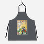 Battle On Planet-Unisex-Kitchen-Apron-DrMonekers