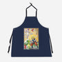 Battle On Planet-Unisex-Kitchen-Apron-DrMonekers