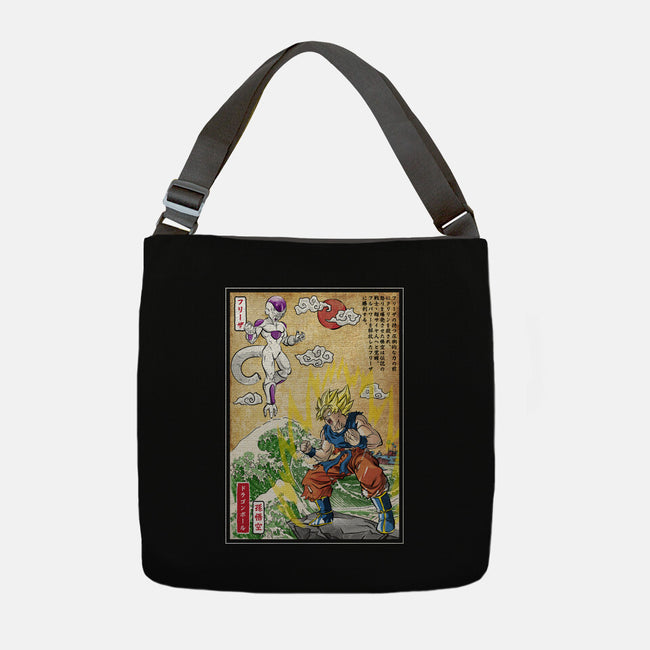 Battle On Planet-None-Adjustable Tote-Bag-DrMonekers