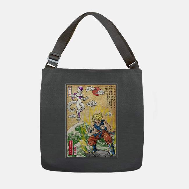 Battle On Planet-None-Adjustable Tote-Bag-DrMonekers