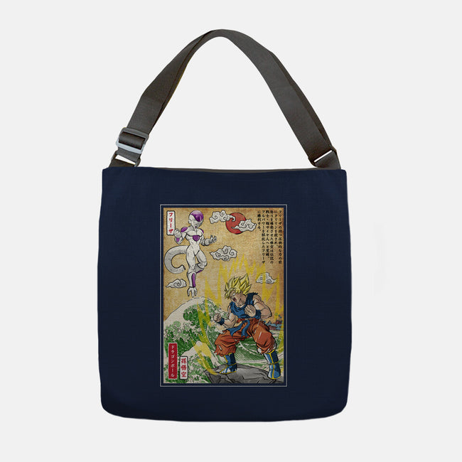 Battle On Planet-None-Adjustable Tote-Bag-DrMonekers