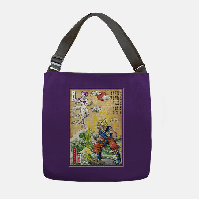 Battle On Planet-None-Adjustable Tote-Bag-DrMonekers