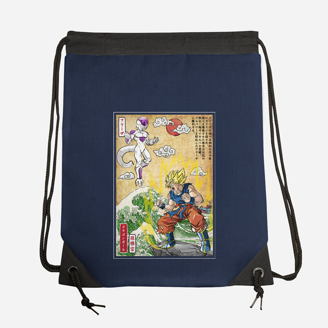 Battle On Planet-None-Drawstring-Bag-DrMonekers