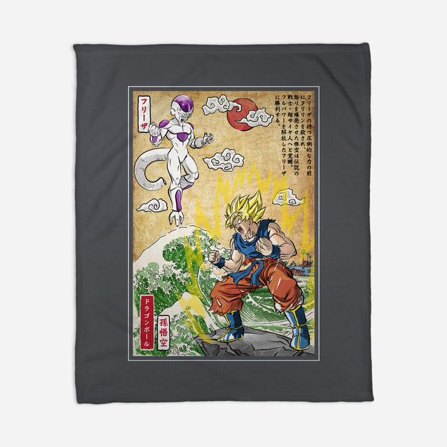 Battle On Planet-None-Fleece-Blanket-DrMonekers