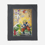 Battle On Planet-None-Fleece-Blanket-DrMonekers