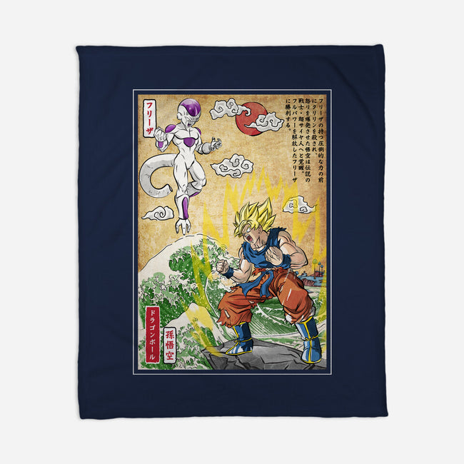 Battle On Planet-None-Fleece-Blanket-DrMonekers