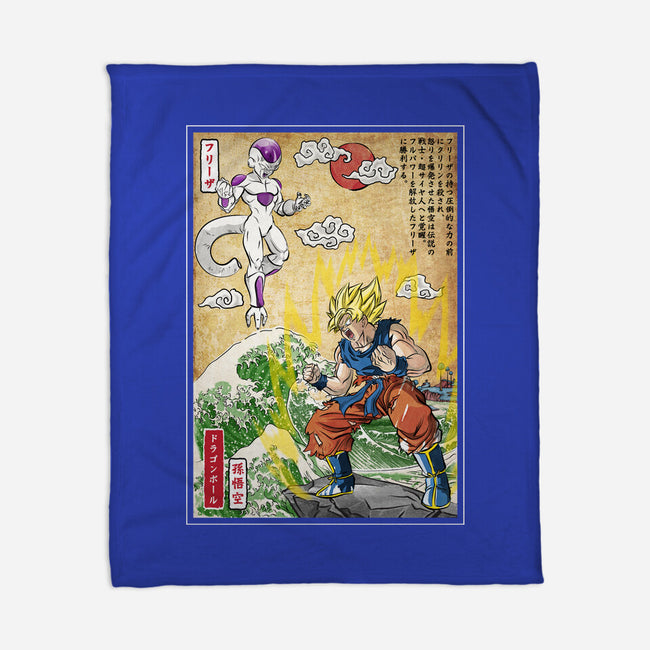Battle On Planet-None-Fleece-Blanket-DrMonekers