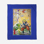 Battle On Planet-None-Fleece-Blanket-DrMonekers