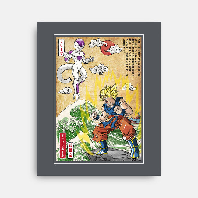 Battle On Planet-None-Stretched-Canvas-DrMonekers