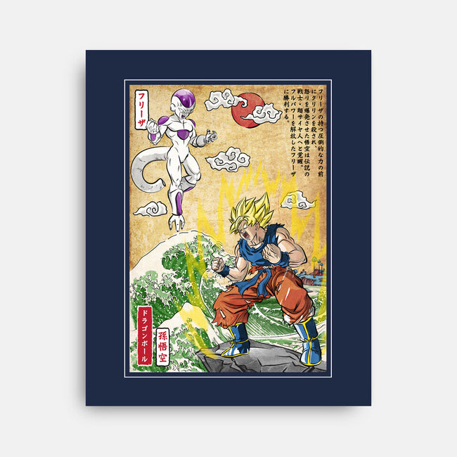 Battle On Planet-None-Stretched-Canvas-DrMonekers