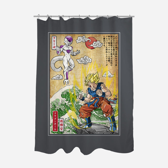 Battle On Planet-None-Polyester-Shower Curtain-DrMonekers