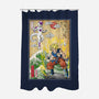 Battle On Planet-None-Polyester-Shower Curtain-DrMonekers
