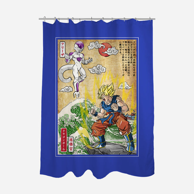 Battle On Planet-None-Polyester-Shower Curtain-DrMonekers
