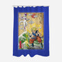 Battle On Planet-None-Polyester-Shower Curtain-DrMonekers