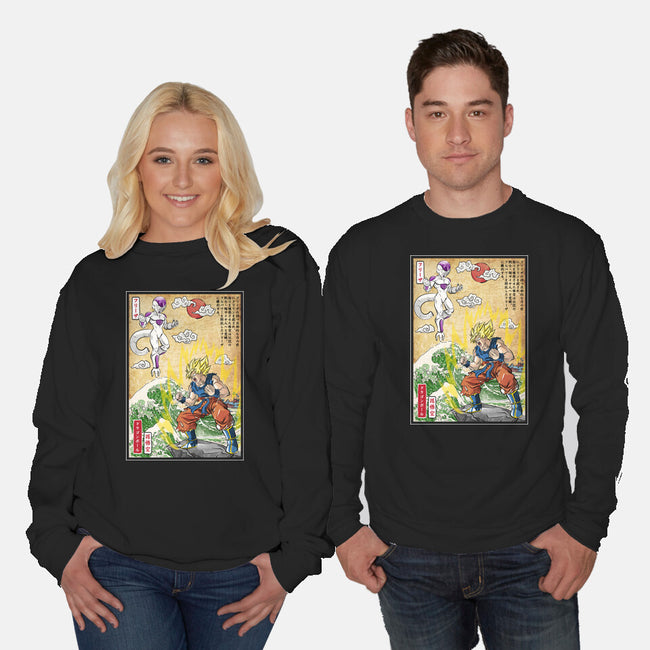Battle On Planet-Unisex-Crew Neck-Sweatshirt-DrMonekers