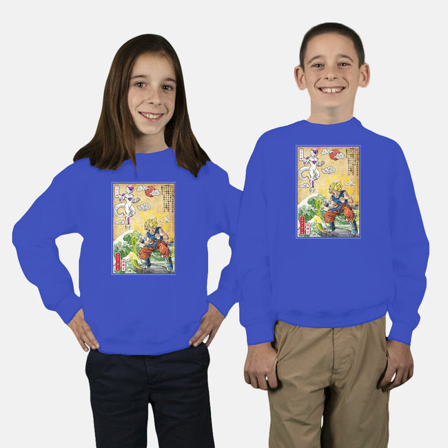 Battle On Planet-Youth-Crew Neck-Sweatshirt-DrMonekers