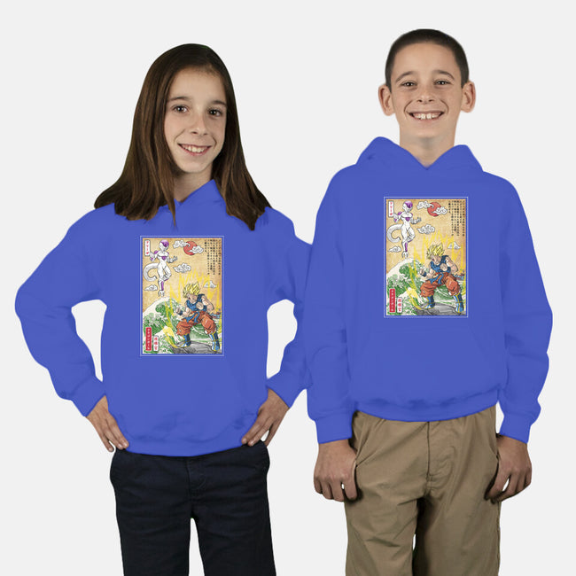 Battle On Planet-Youth-Pullover-Sweatshirt-DrMonekers