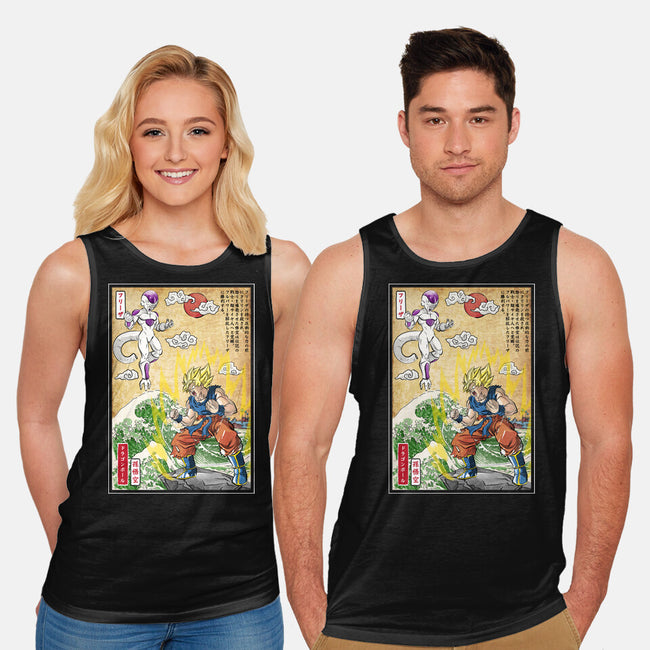 Battle On Planet-Unisex-Basic-Tank-DrMonekers