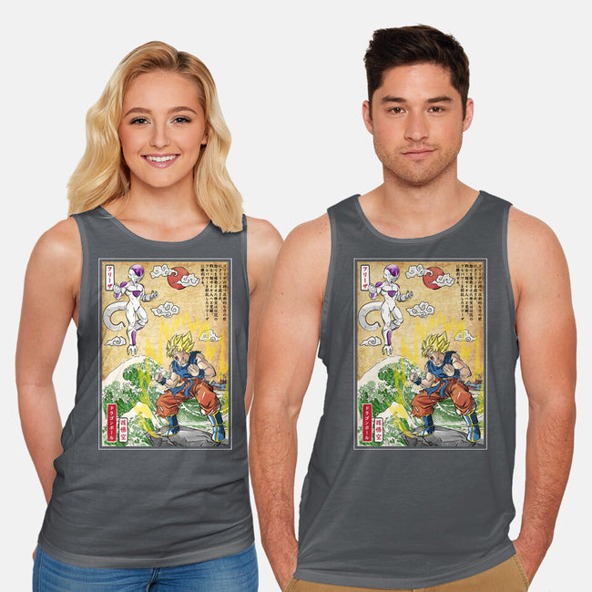 Battle On Planet-Unisex-Basic-Tank-DrMonekers