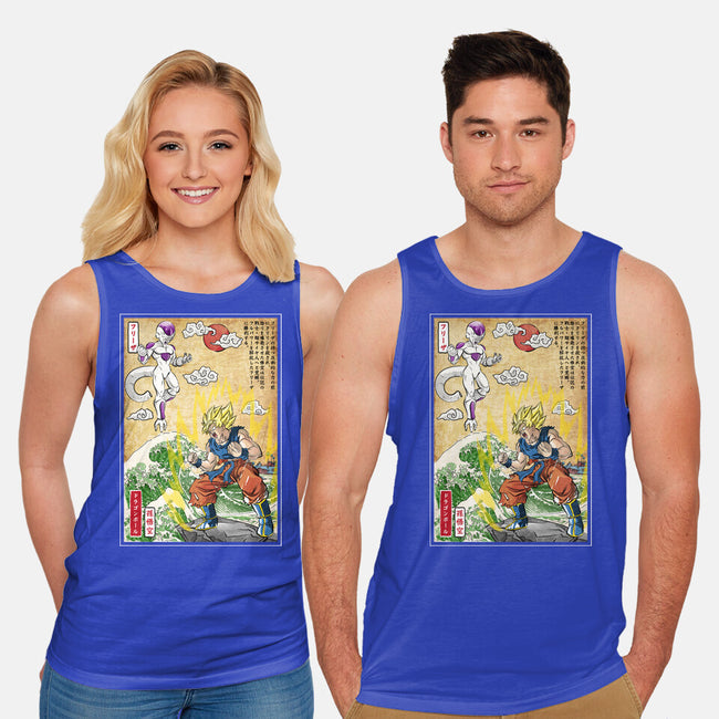 Battle On Planet-Unisex-Basic-Tank-DrMonekers
