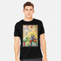 Battle On Planet-Mens-Heavyweight-Tee-DrMonekers