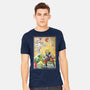 Battle On Planet-Mens-Heavyweight-Tee-DrMonekers