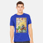 Battle On Planet-Mens-Heavyweight-Tee-DrMonekers