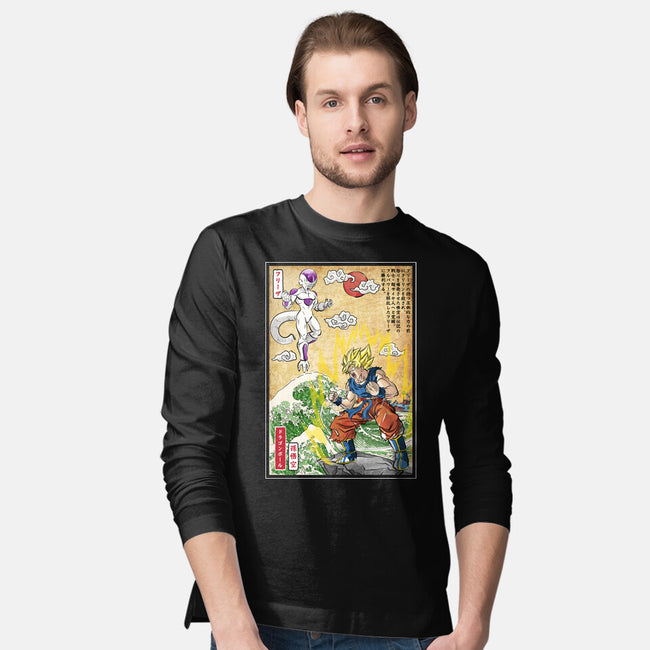 Battle On Planet-Mens-Long Sleeved-Tee-DrMonekers