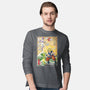 Battle On Planet-Mens-Long Sleeved-Tee-DrMonekers