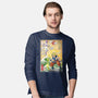 Battle On Planet-Mens-Long Sleeved-Tee-DrMonekers