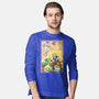 Battle On Planet-Mens-Long Sleeved-Tee-DrMonekers