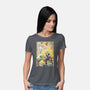 Battle On Planet-Womens-Basic-Tee-DrMonekers